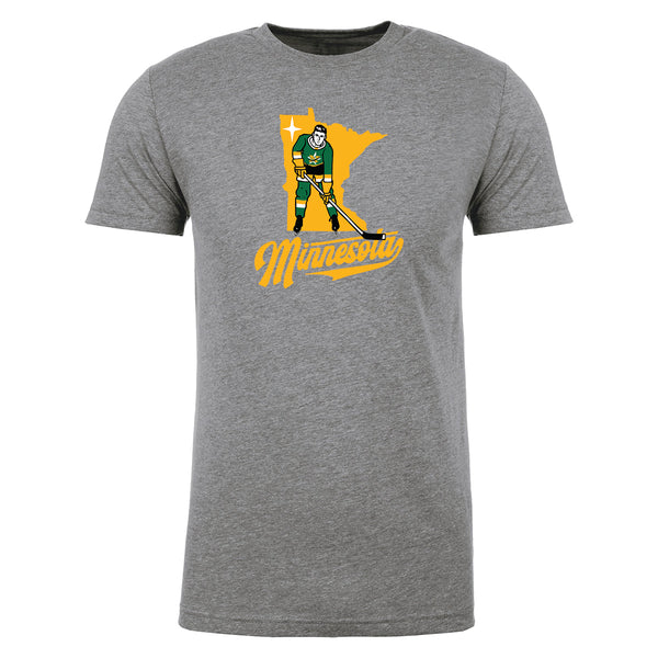 North Stars Hockey Player Unisex Tee