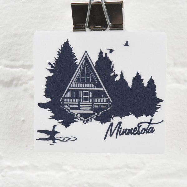 A-Frame Cabin Sticker - sota clothing