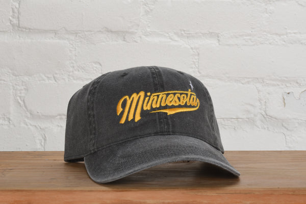 Minnesota Hockey Script Dad Hat