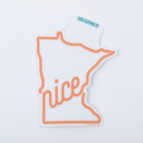 Minnesota Nice Sticker - sota clothing