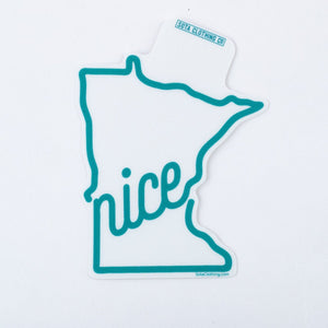 Minnesota Nice Sticker - sota clothing