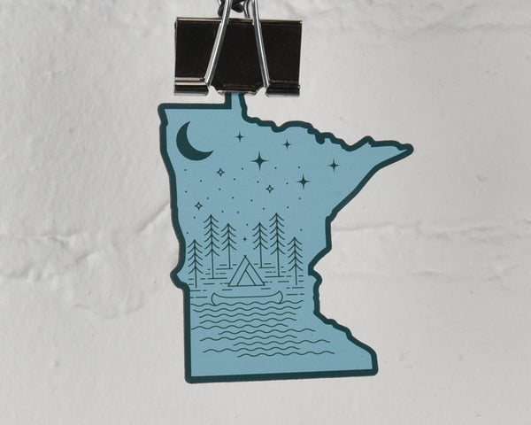 Minnesota Starry Night Magnet - sota clothing