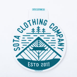 Sota Canoe Scene Sticker - sota clothing
