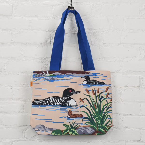 Loon Printed Tote Bag