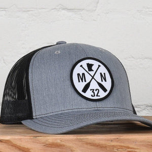 The Classic Gray/Black Mesh Snapback - sota clothing