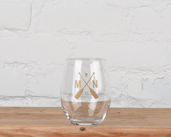 Swirl Stemless Wine Glass